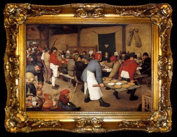 framed  Pieter Bruegel Bauernbocbzeit, ta009-2